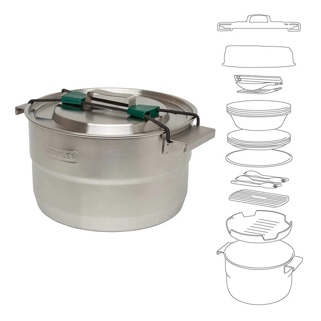 ست ظروف استنلی مدل آشپزخانه کامل 3.5L - تصویر 2