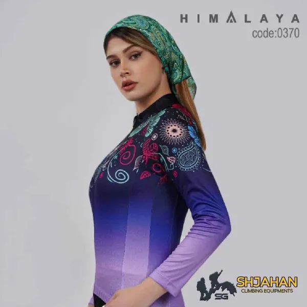 بلوز زنانه تمام زیپ دوچرخه سواری تابستانه Himalaya - تصویر 2