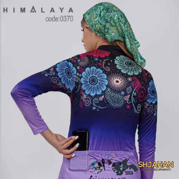 بلوز زنانه تمام زیپ دوچرخه سواری تابستانه Himalaya - تصویر 3