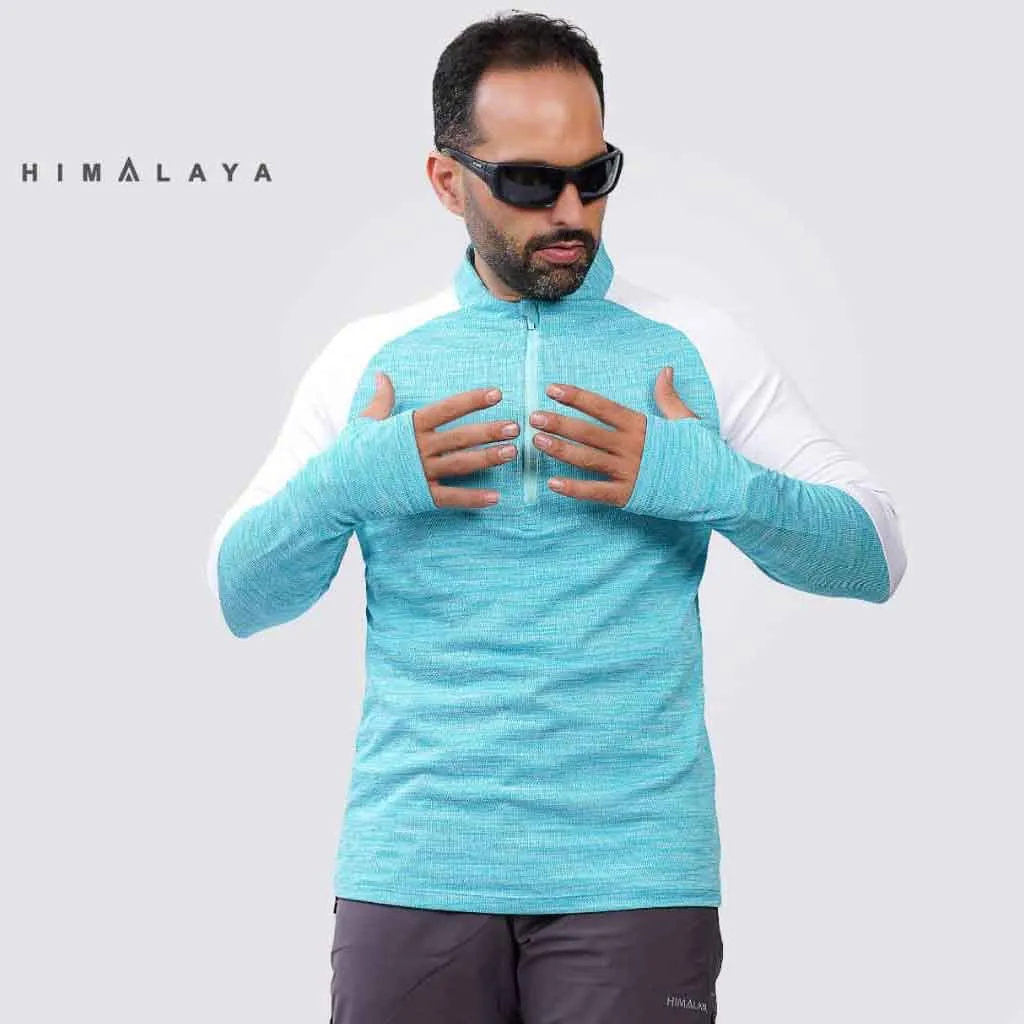 بلوزمیکرو فینگردارنیم زیپ HIMALAYA هیمالیا 0439 - تصویر 2
