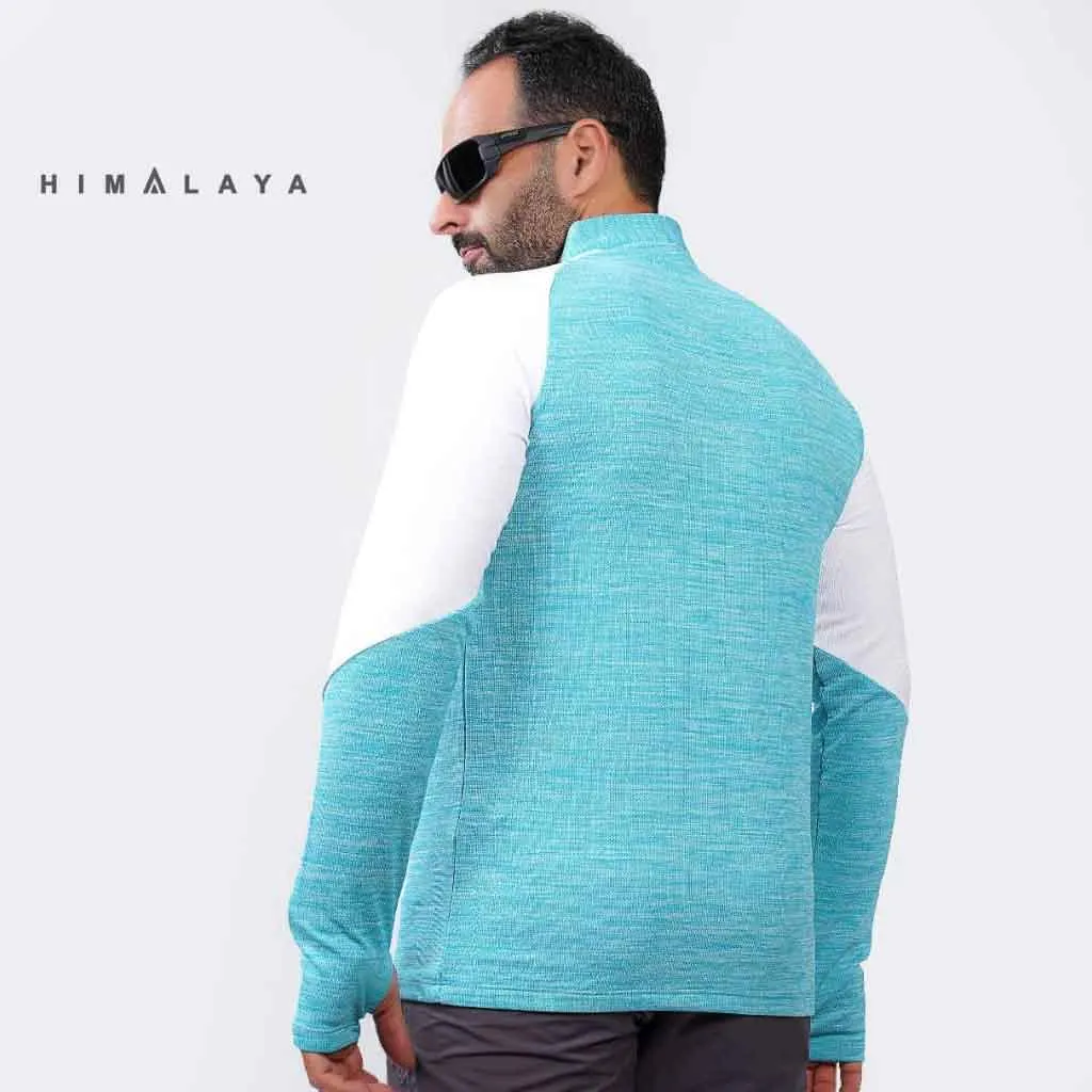 بلوزمیکرو فینگردارنیم زیپ HIMALAYA هیمالیا 0439 - تصویر 4