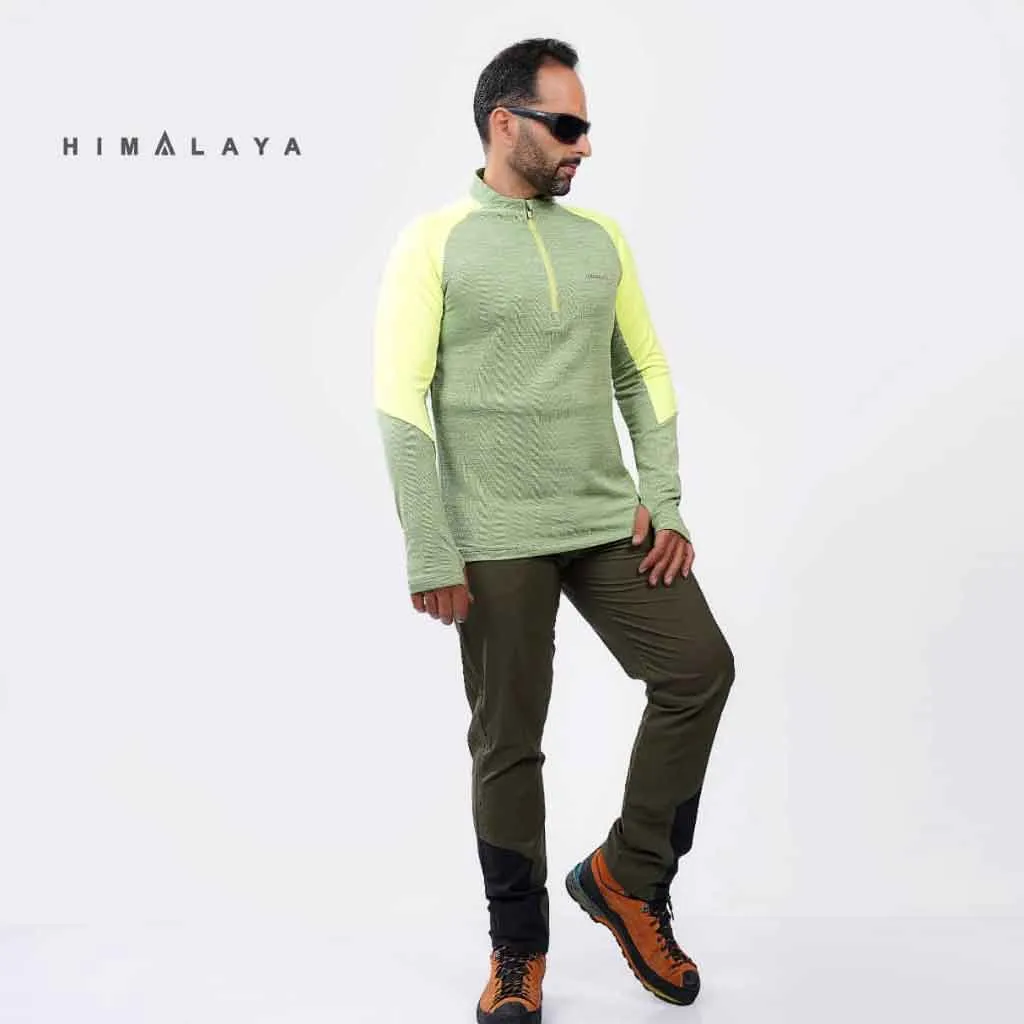 بلوزمیکرو فینگردارنیم زیپ HIMALAYA هیمالیا 0439 - تصویر 10