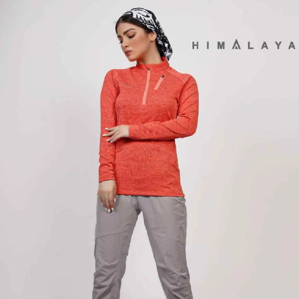 بلوز میکرو پلار زنانه نیم زیپ HIMALAYA هیمالیا - تصویر 4