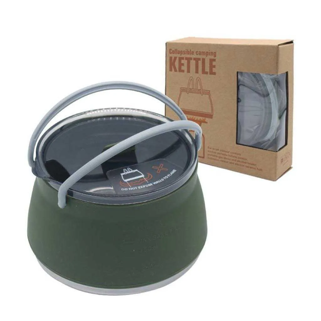 كتری کوهنوردی تاشو سيليكونی KETTLE - تصویر 3