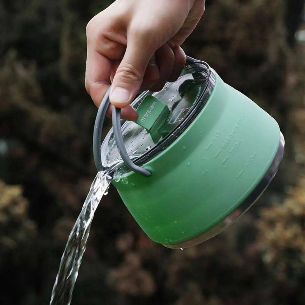 كتری کوهنوردی تاشو سيليكونی KETTLE - تصویر 5