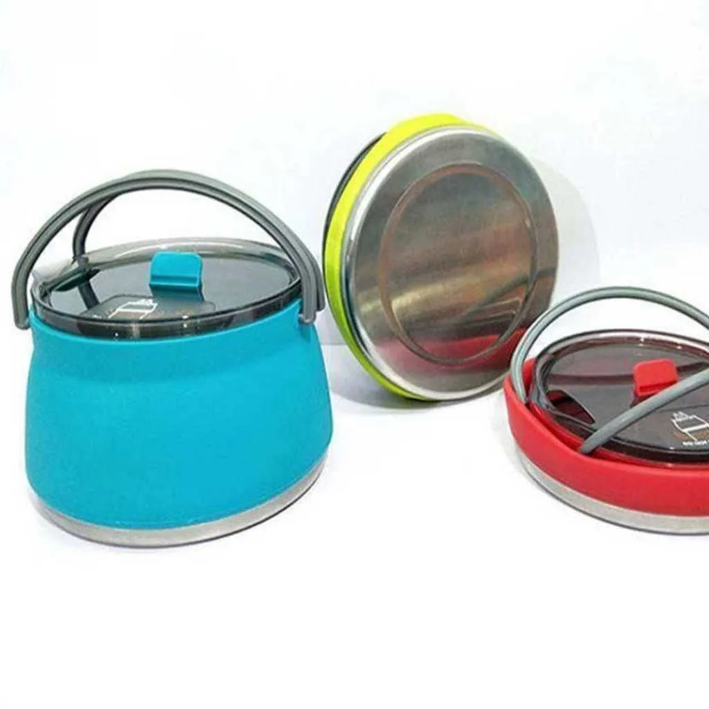 كتری کوهنوردی تاشو سيليكونی KETTLE - تصویر 7