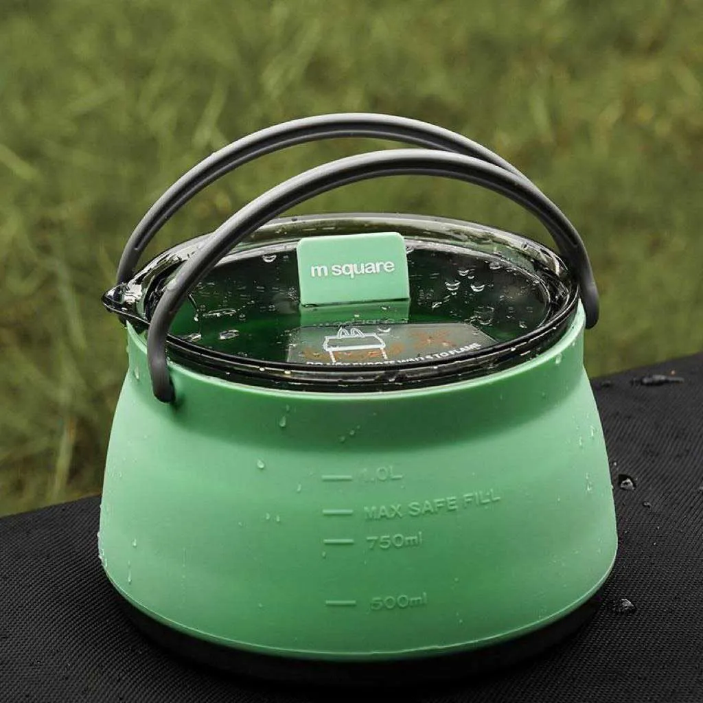 كتری کوهنوردی تاشو سيليكونی KETTLE - تصویر 8