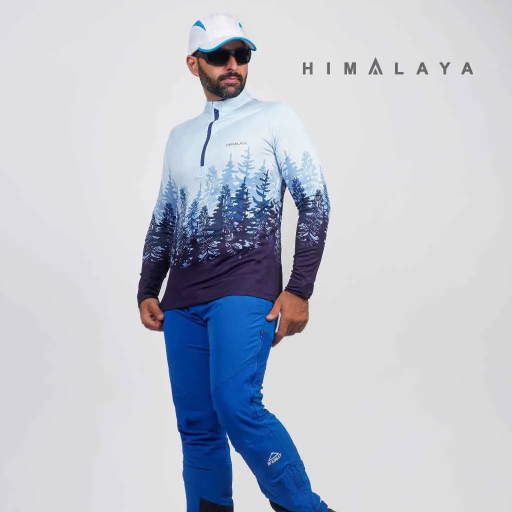 بلوزمیکرو نیم زیپ افرا طرح جنگل  HIMALAYA هیمالیا - تصویر 2