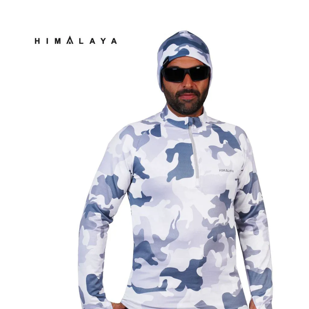 بلوزمیکرو فینگردار طرح استتار نیم زیپ HIMALAYA هیمالیا - تصویر 3