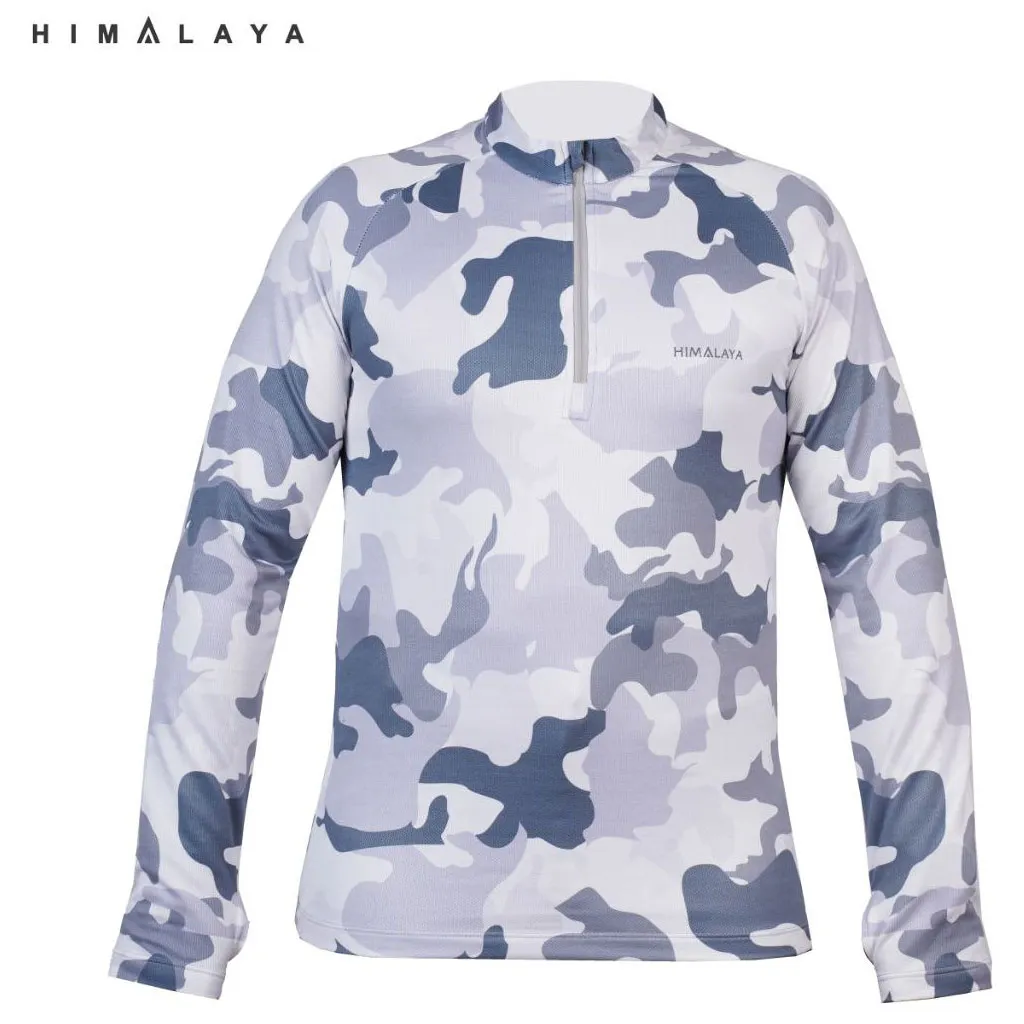 بلوزمیکرو فینگردار طرح استتار نیم زیپ HIMALAYA هیمالیا - تصویر 5