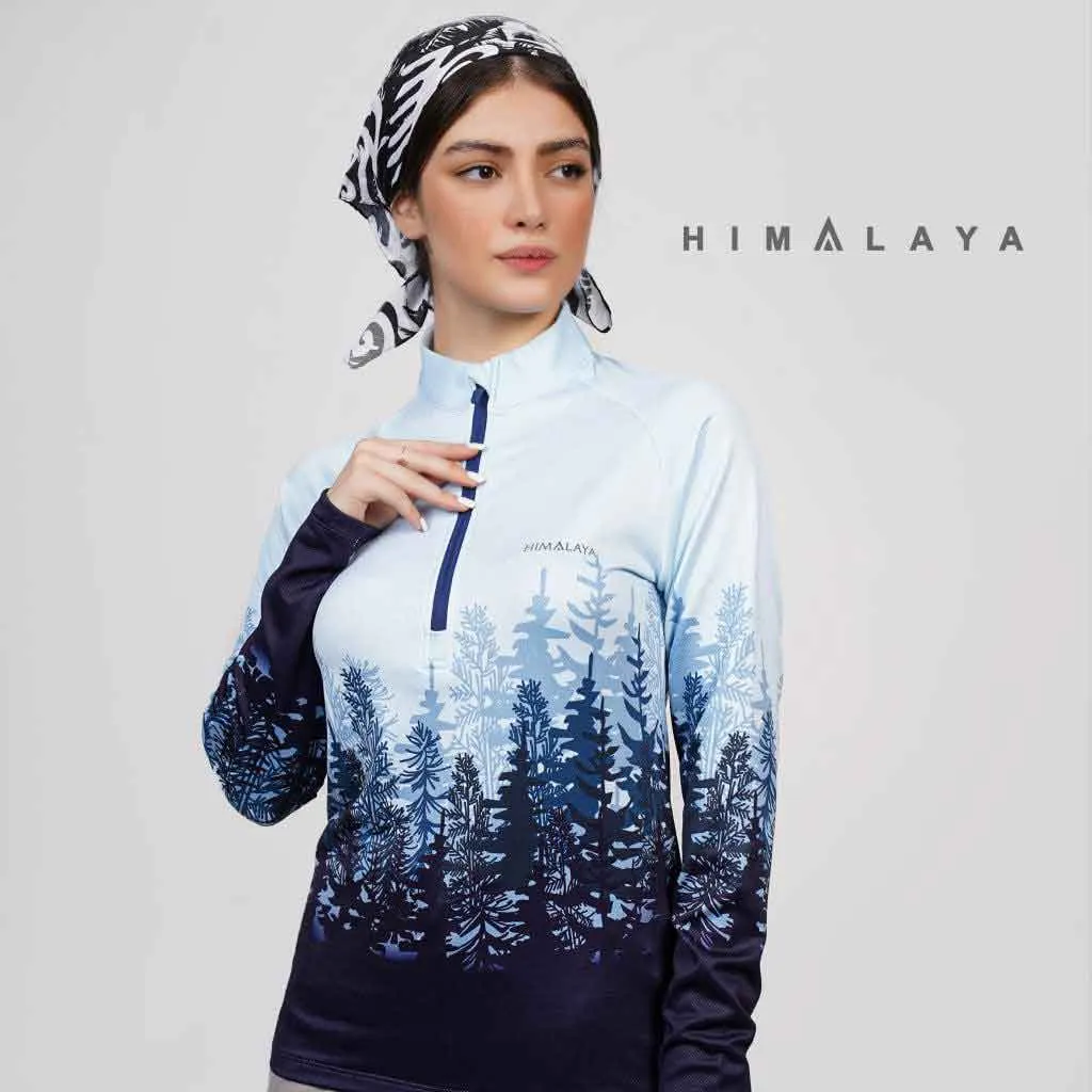 بلوزمیکرو نیم زیپ افرا طرح جنگل  HIMALAYA هیمالیا - تصویر 6