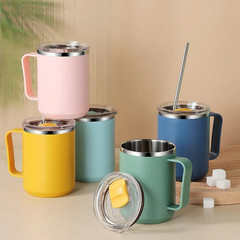 لیوان سفری طرح STANLEY STARBUCKS گنجایش 450ML - تصویر 4