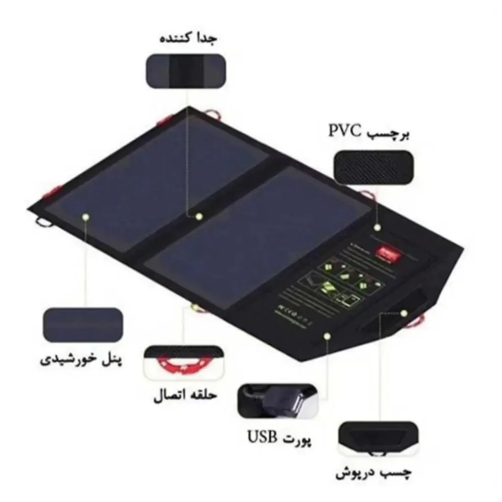 پنل خورشیدی سانری 10 وات Sunrei 10W Solar Panel - تصویر 6
