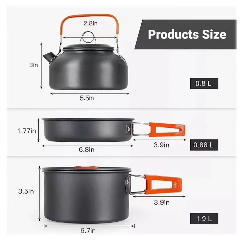 ست ظروف دو نفره cooking set - تصویر 7