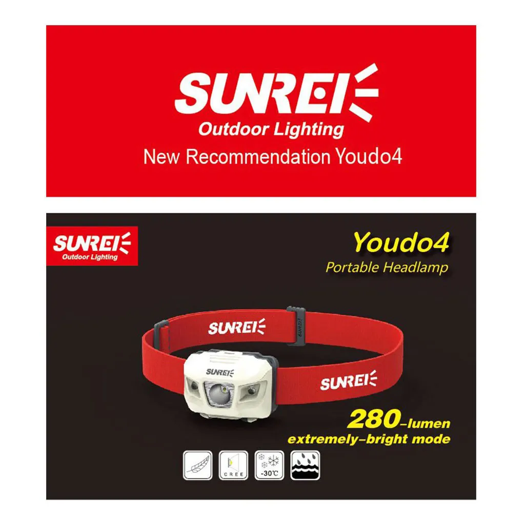 چراغ پیشانی سانری مدل YOUDO4 - تصویر 5