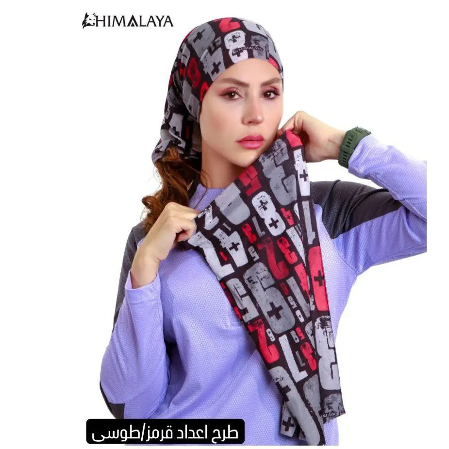 اسکارف لوله ای (دستمال سر) بدون دوخت SB41 هیمالیا - تصویر 3