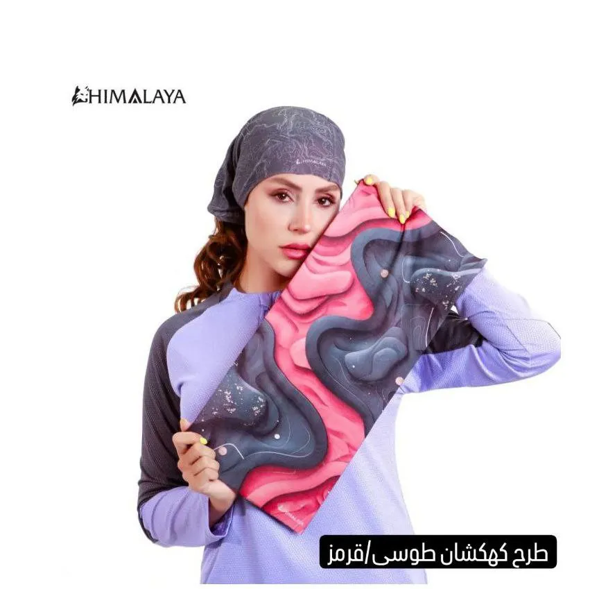 اسکارف لوله ای (دستمال سر) بدون دوخت SB41 هیمالیا - تصویر 7