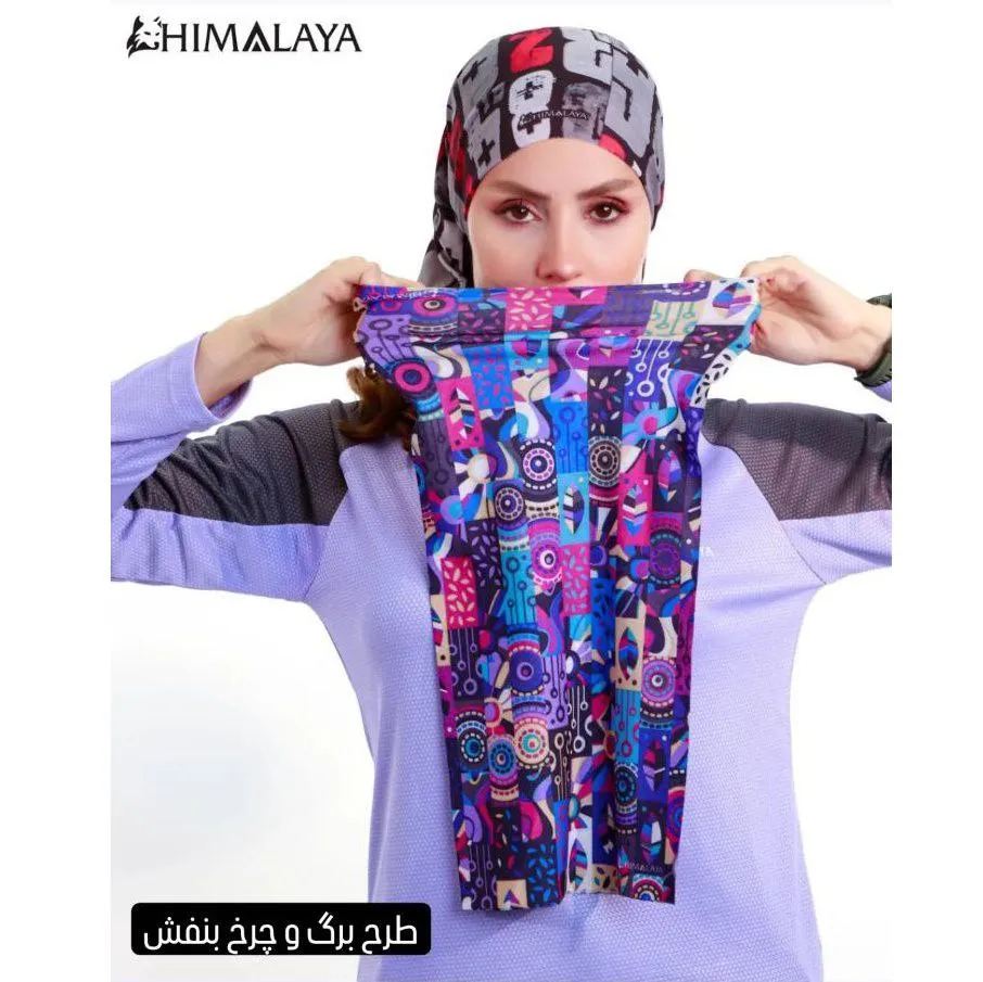 اسکارف لوله ای (دستمال سر) بدون دوخت SB41 هیمالیا - تصویر 10