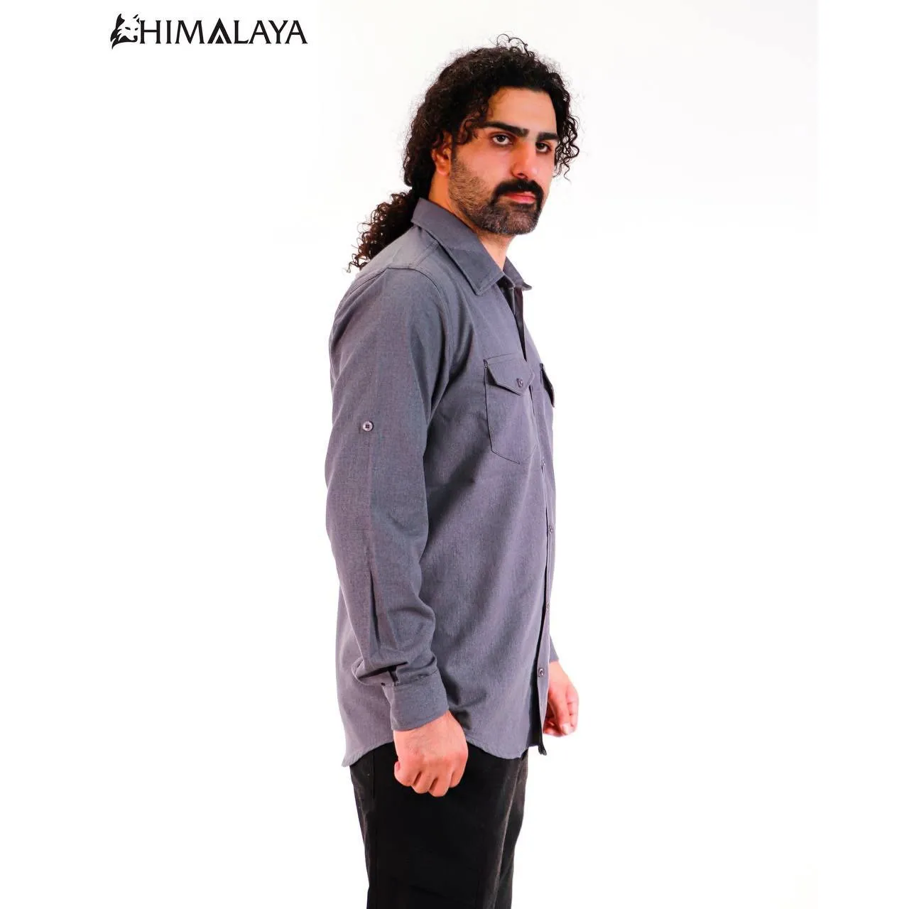 پیراهن آستین بلند لیننCM88 مردانه HIMALAYA  کد کالا 301103 - تصویر 12