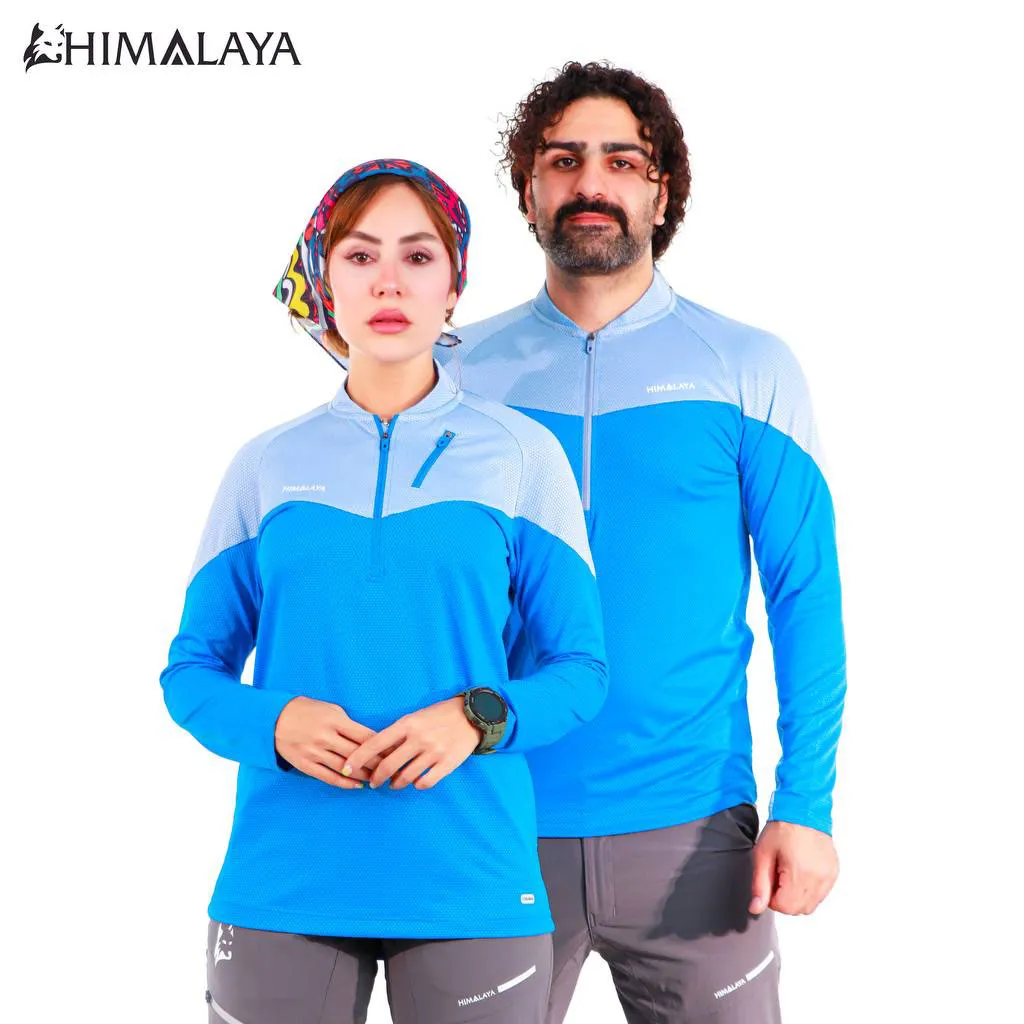 بلوز نیم زیپ  دورنگ زنانه  HIMALAYA  کد CW27  - تصویر 3
