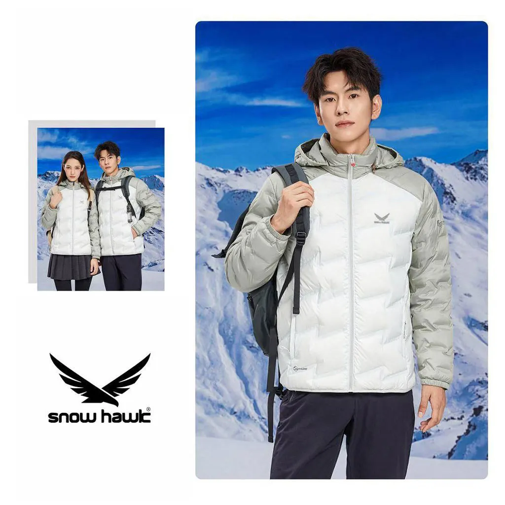 کاپشن پر لایت مردانه SNOW HAWK کد 79811B - تصویر 3