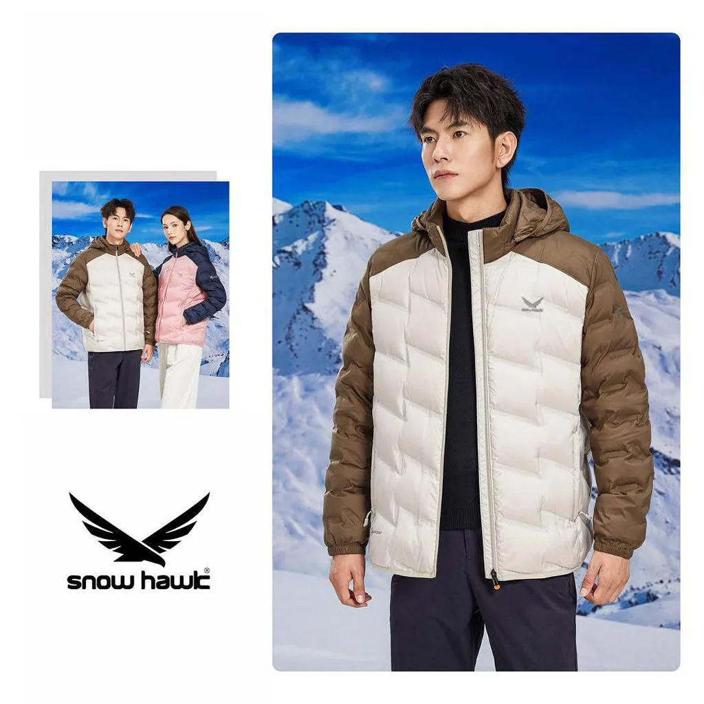 کاپشن پر لایت مردانه SNOW HAWK کد 79811B - تصویر 2