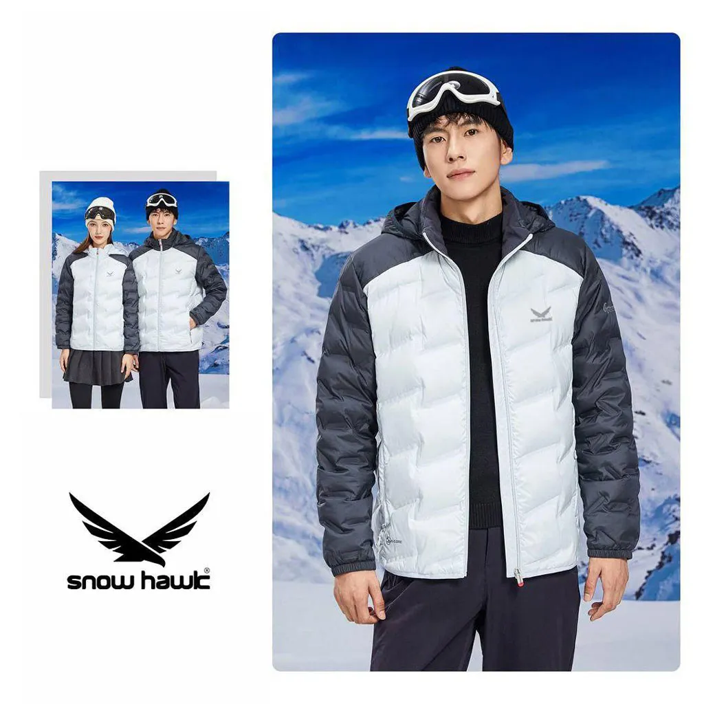 کاپشن پر لایت مردانه SNOW HAWK کد 79811B - تصویر 4