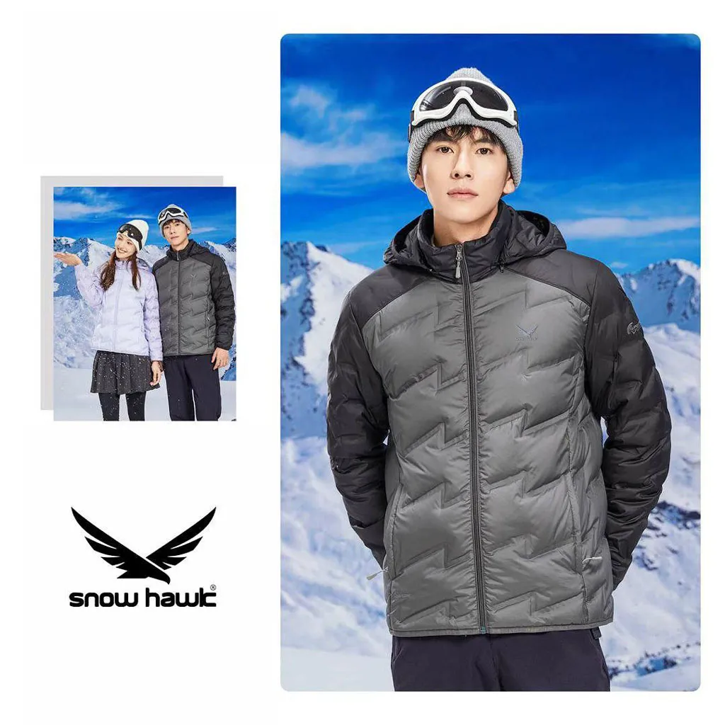 کاپشن پر لایت مردانه SNOW HAWK کد 79811B - تصویر 5