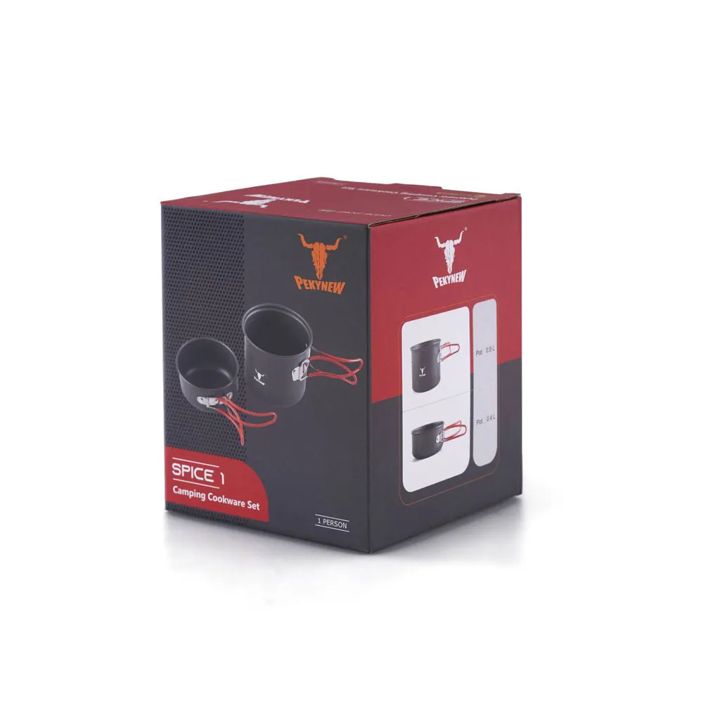 ظروف کمپینگ ۲ تکه کله گاوی (پکینیو)مدل SPICE 1 - تصویر 7