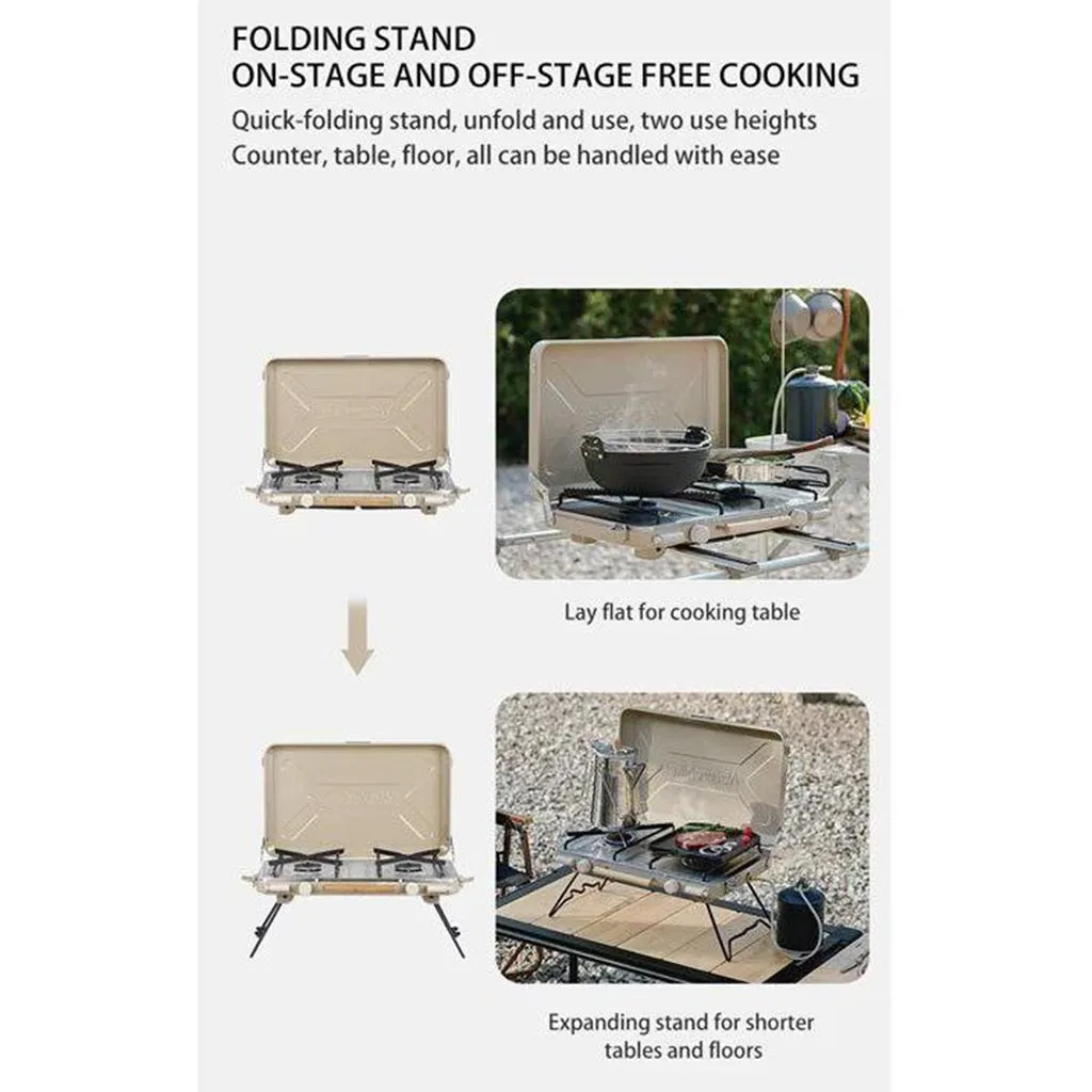 اجاق گاز دوبل Naturehike Glamping CNH22CJ046 کد 275 (نیچرهایک) - تصویر 8
