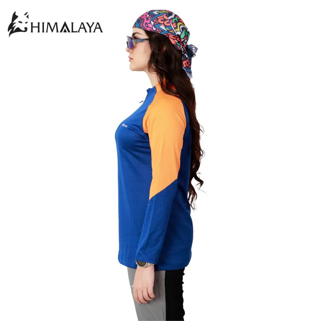 بلوز نیم‌زیپ زنانه دو رنگ HIMALAYA-Cool Max کد CW 28 - تصویر 4