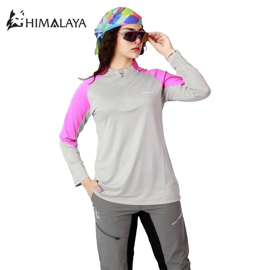 بلوز نیم‌زیپ زنانه دو رنگ HIMALAYA-Cool Max کد CW 28 - تصویر 8