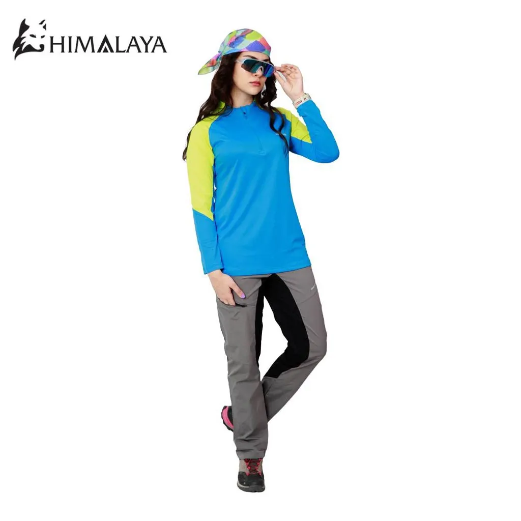 بلوز نیم‌زیپ زنانه دو رنگ HIMALAYA-Cool Max کد CW 28 - تصویر 14