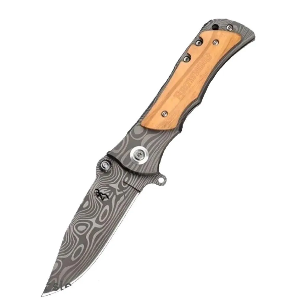 چاقو برونینگ مدل Browning 339 (دمشقی)  - تصویر 2