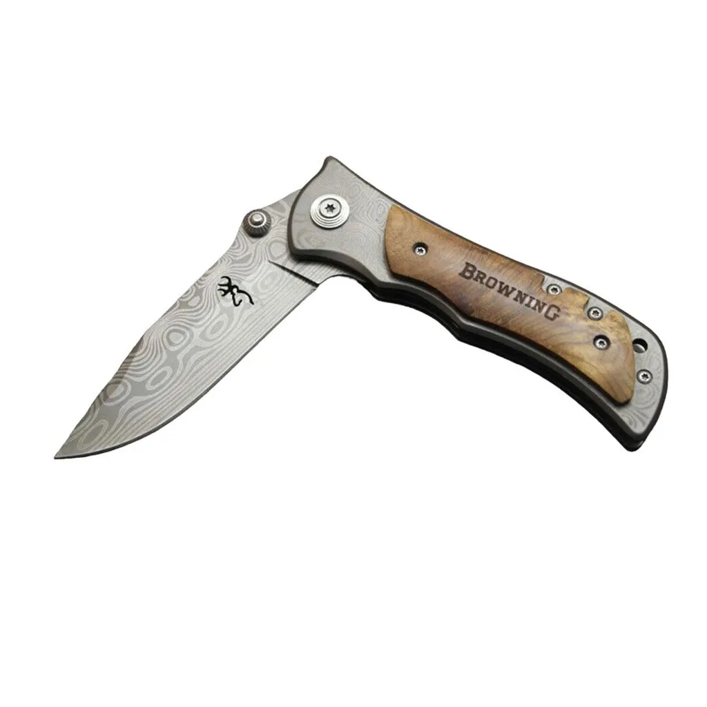 چاقو برونینگ مدل Browning 339 (دمشقی)  - تصویر 3