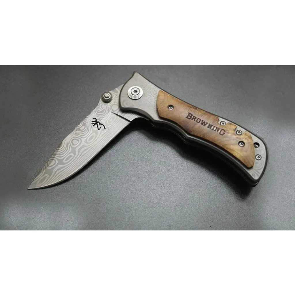 چاقو برونینگ مدل Browning 339 (دمشقی)  - تصویر 7