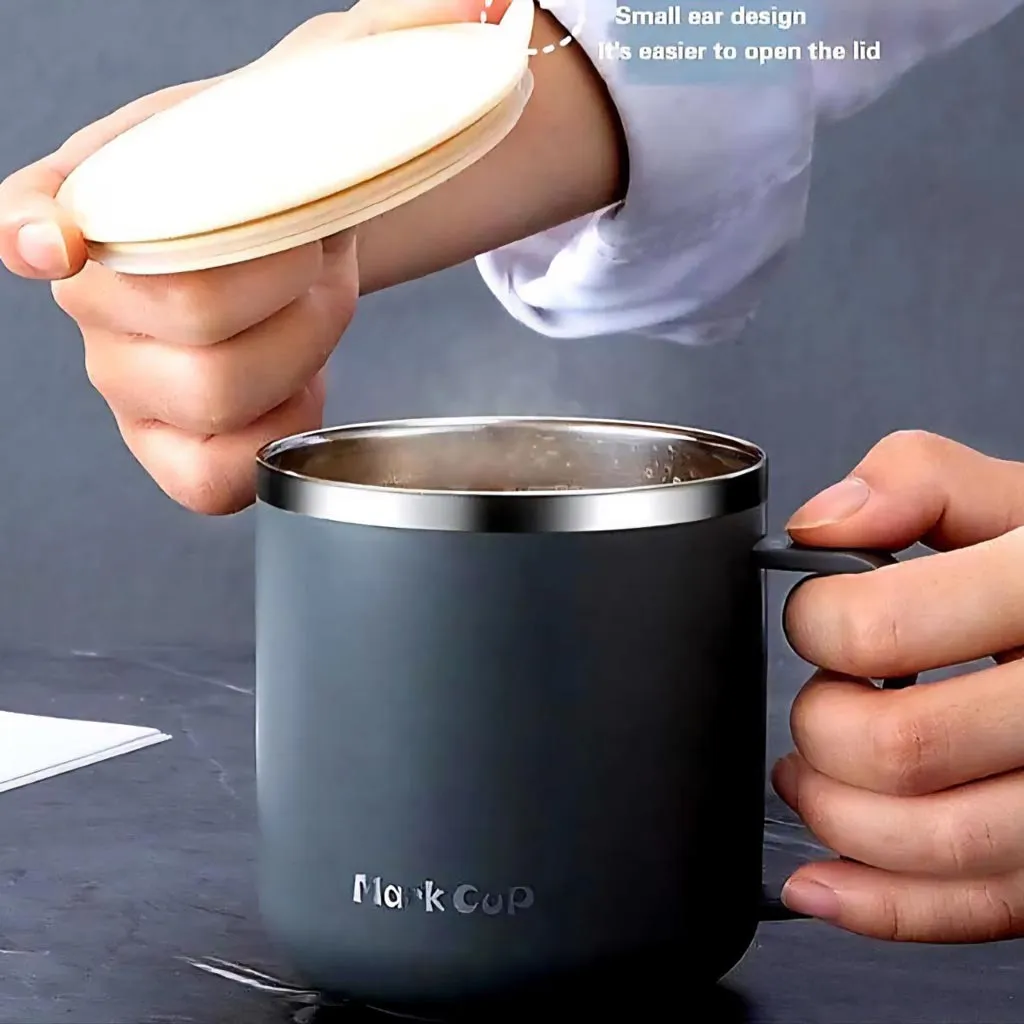 ماگ دوجداره سفری MARK CUP 400ML - تصویر 6