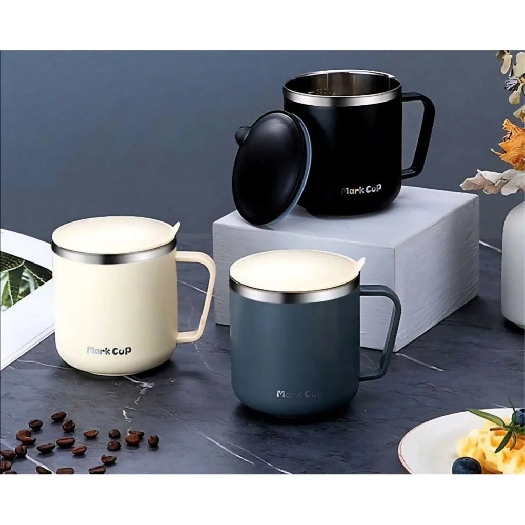 ماگ دوجداره سفری MARK CUP 400ML - تصویر 11