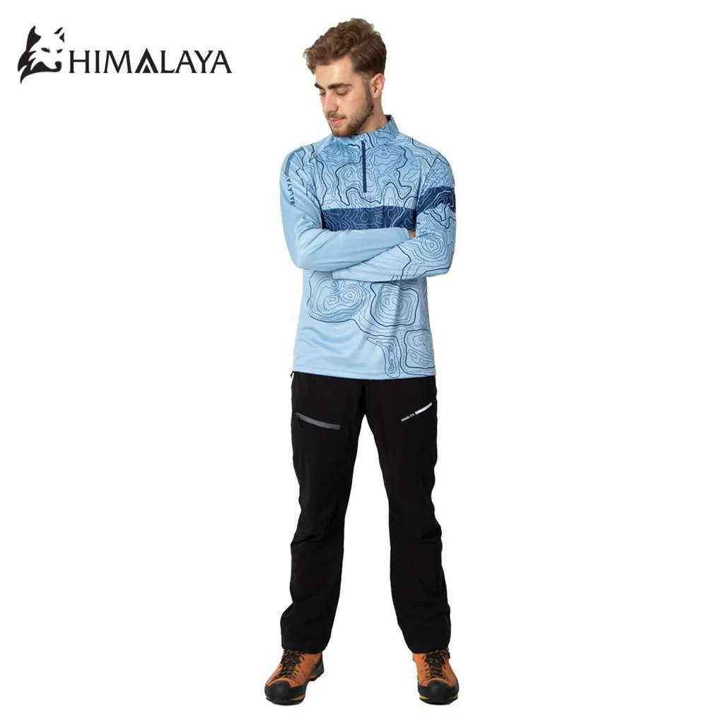 بلوز نیم‌زیپ توپوگرافی هیمالیا سری Cool Max  کد CM125 - تصویر 12