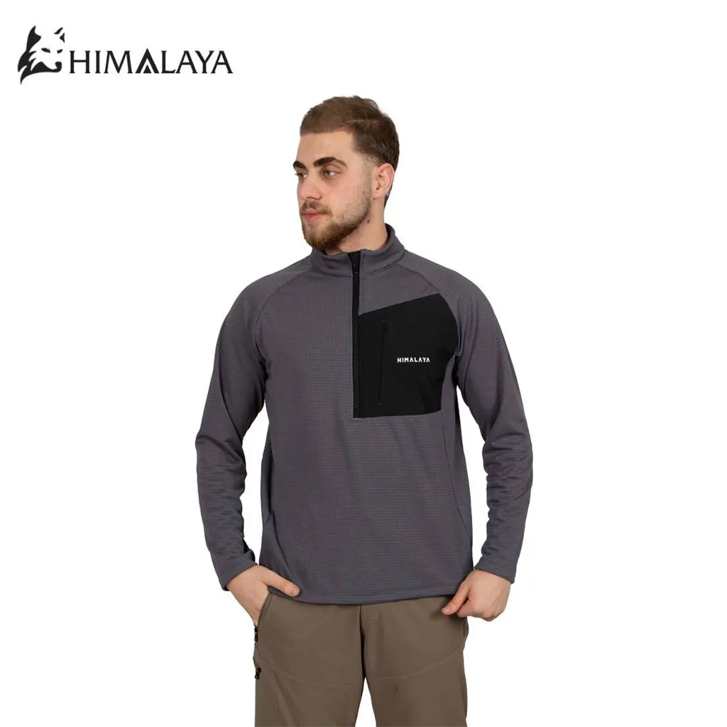 بلوز نیم‌زیپ میکرو حوله‌ای هیمالیا کد CM137 - تصویر 6