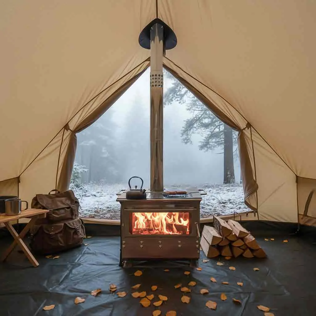 بخاری هیزمی LIFECAMP مدل VLUX کد 45880 - تصویر 2
