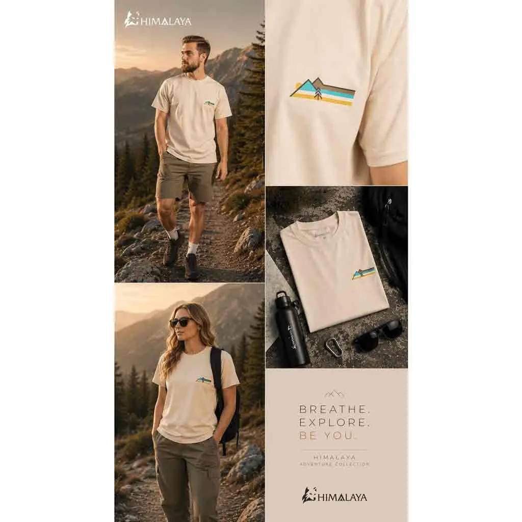 تیشرت پنبه لاکرا CM160 HIMALAYA - تصویر 21