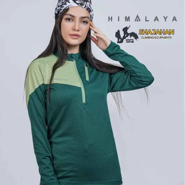 بلوز زنانه نیم زیپ HIMALAYA