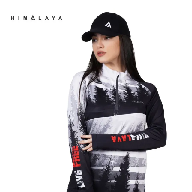 بلوزمیکرو فینگردار طرح لایو فری نیم زیپ شاجهان HIMALAYA