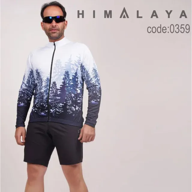 بلوز تمام زیپ دوچرخه سواری افرا Himalaya