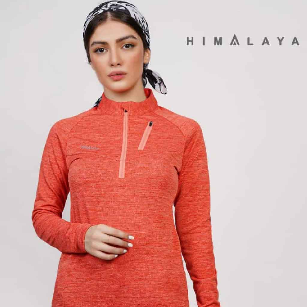 بلوز میکرو پلار زنانه نیم زیپ HIMALAYA هیمالیا