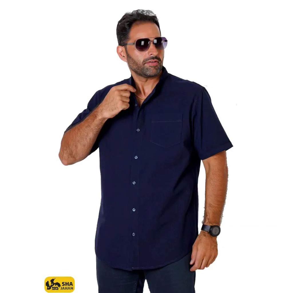 پیراهن آستین کوتاه لینن هیمالیا HIMALAYA 310489