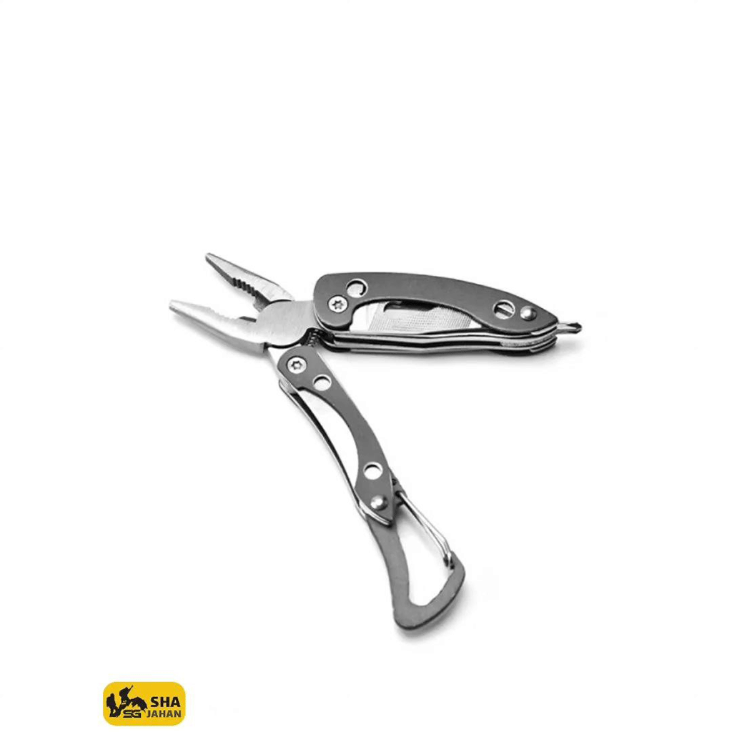 انبردست تاشو چند کاره  کارابین دار