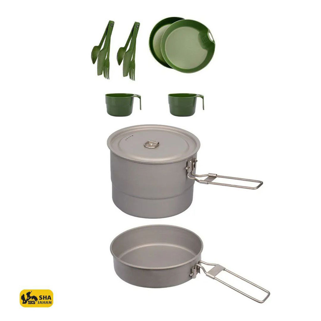 ظروف پخت و پز  4 نفره لایف کمپ LIFE CAMP کد 45831