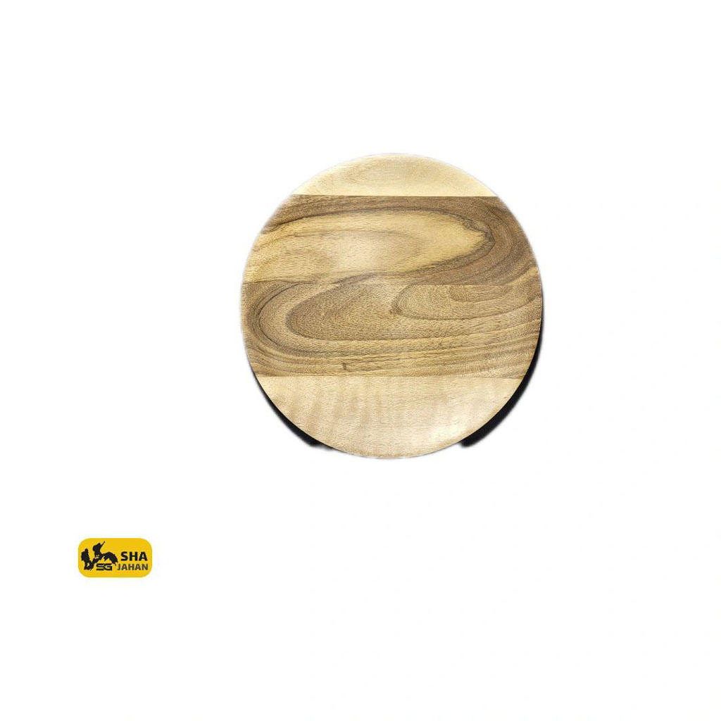 بشقاب چوبی (چوب گردو)